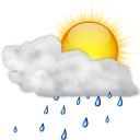 Patchy rain nearby